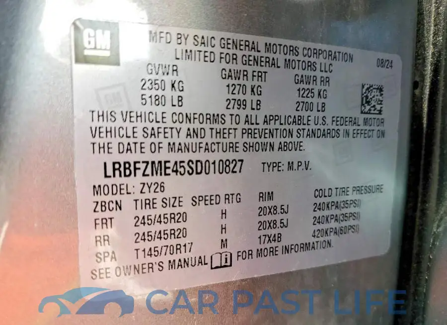 LRBFZME45SD010827# 13