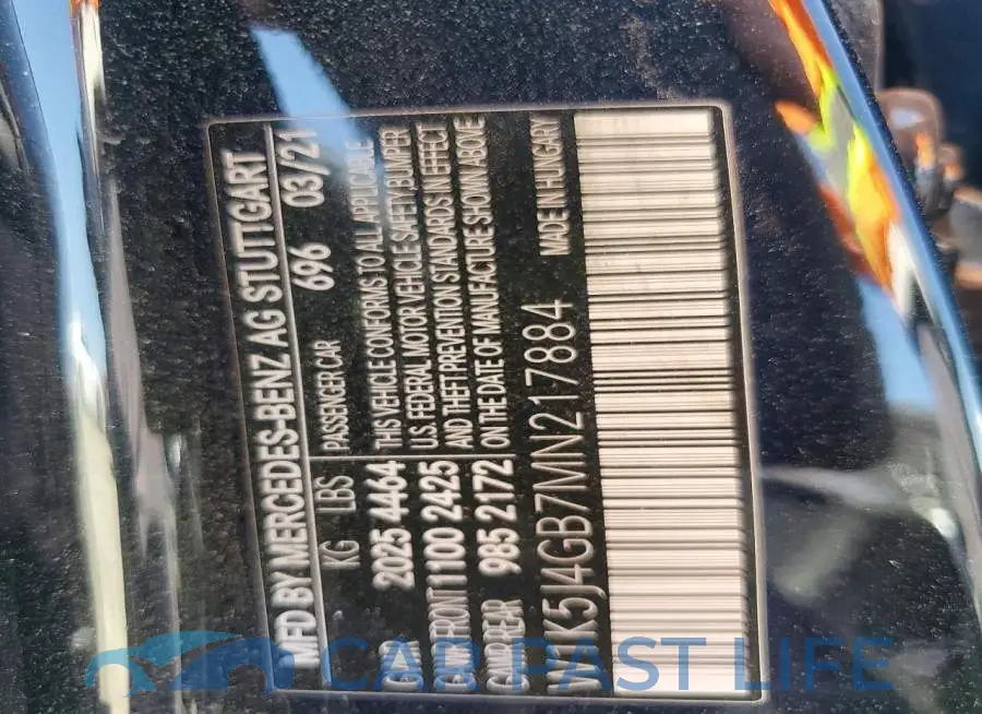 W1K5J4GB7MN217884# 12