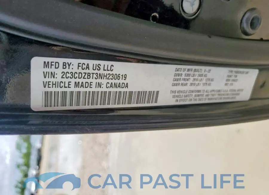 2C3CDZBT3NH230619# 12