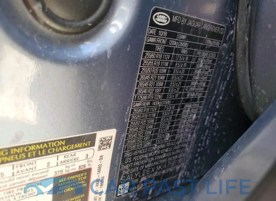 SALYL2EX1KA796193# 13