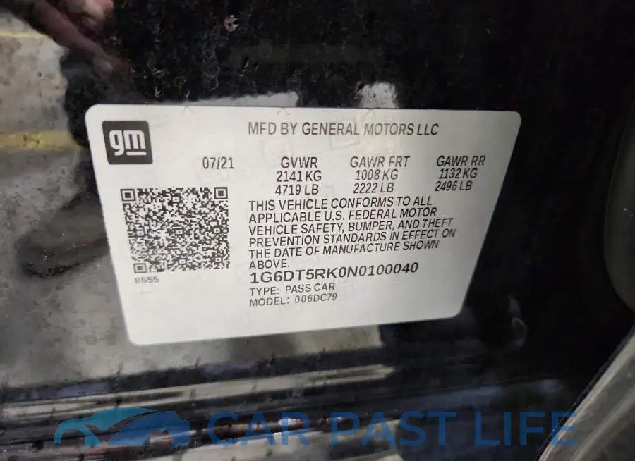 1G6DT5RK0N0100040# 13