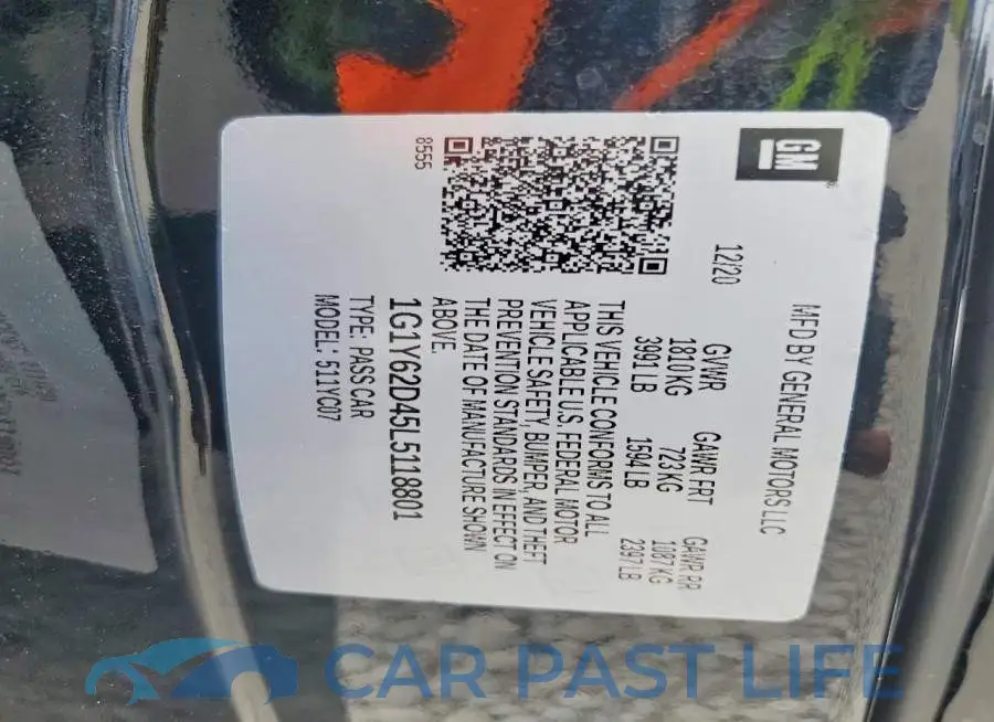 1G1Y62D45L5118801# 13