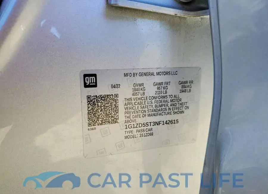 1G1ZD5ST3NF142615# 13