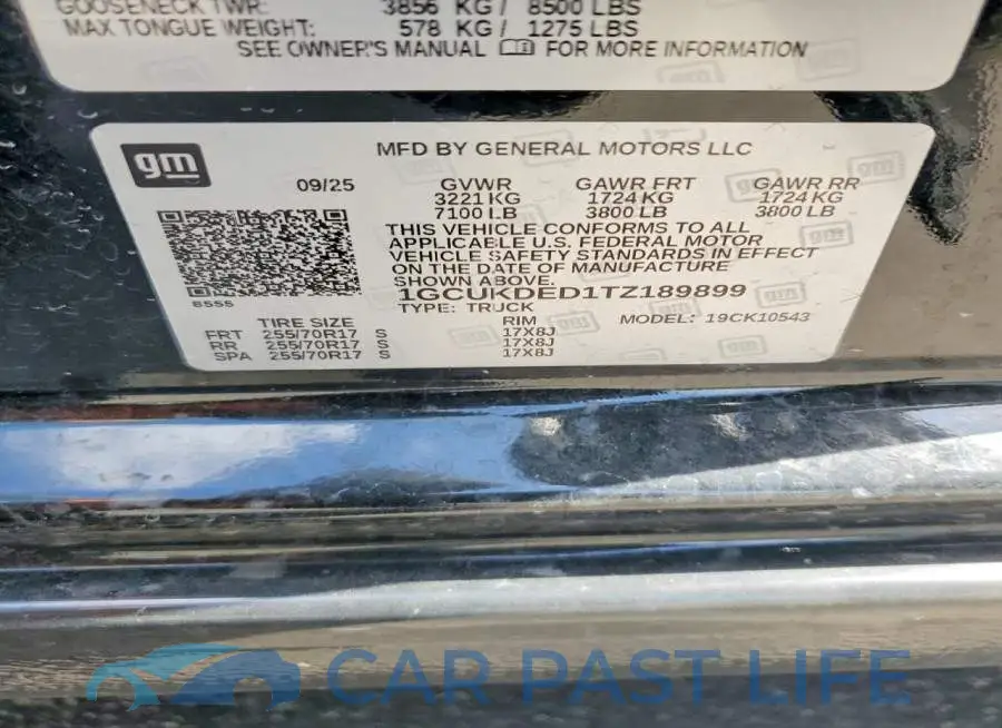 1GCUKDED1TZ189899# 13