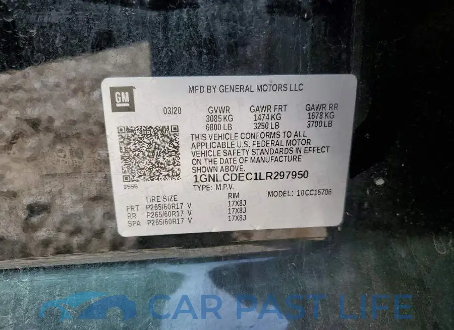 1GNLCDEC1LR297950# 14
