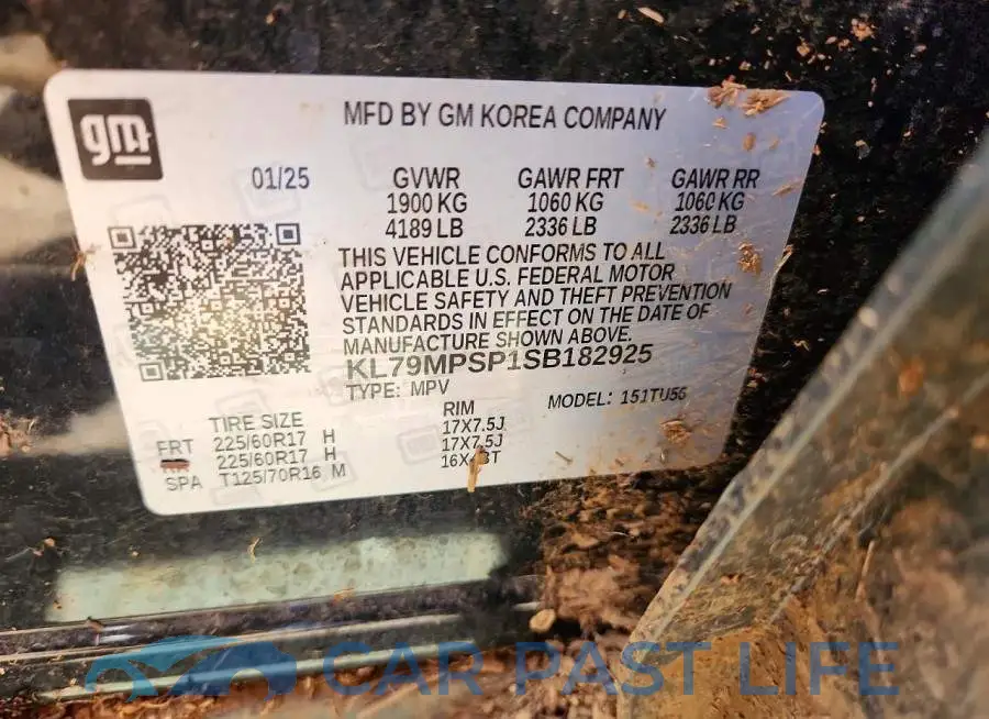 KL79MPSP1SB182925# 13