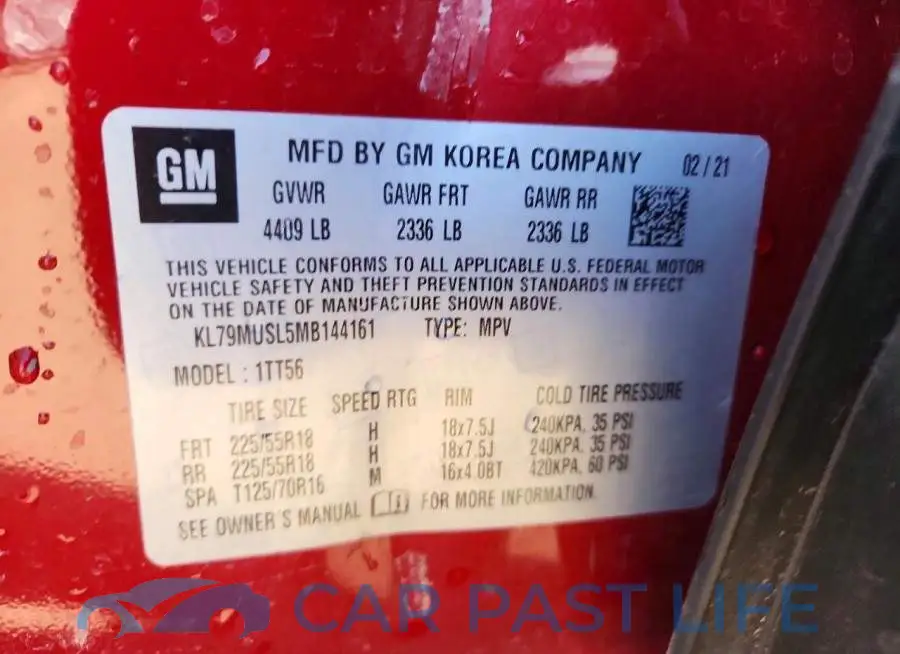 KL79MUSL5MB144161# 12