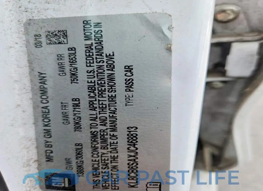 KL8CB6SAXJC468813# 12