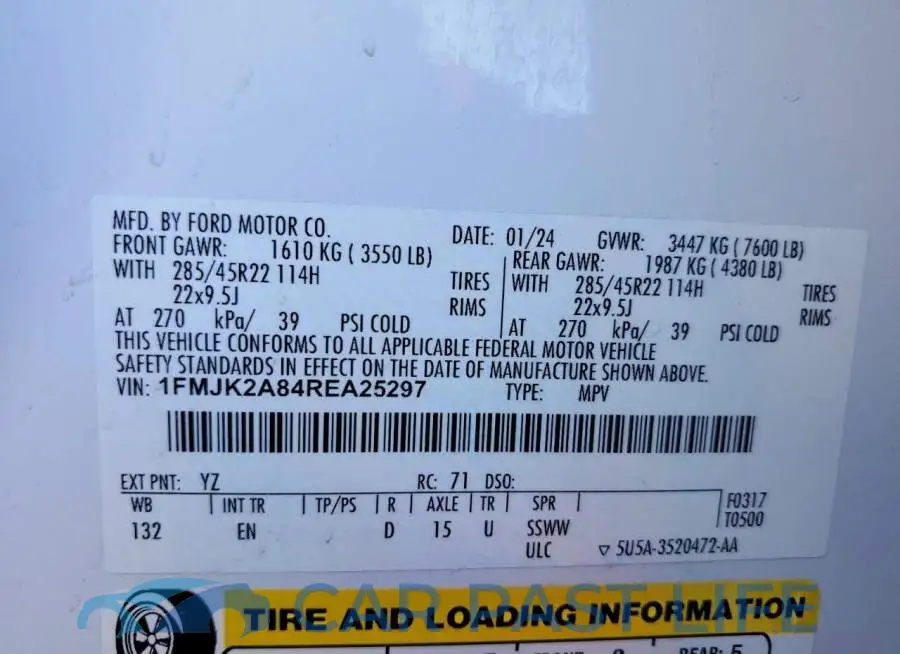 1FMJK2A84REA25297# 13