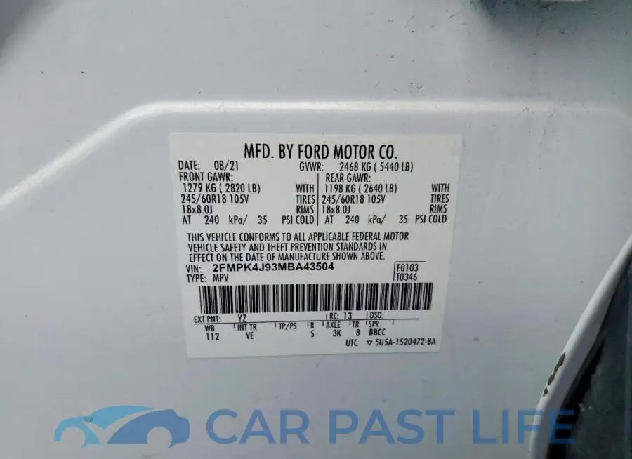 2FMPK4J93MBA43504# 13