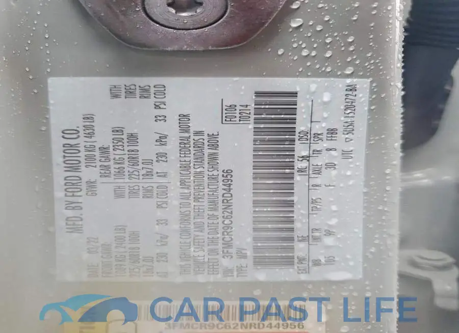 3FMCR9C62NRD44956# 13