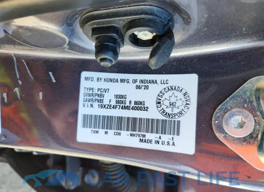 19XZE4F74ME400032# 13