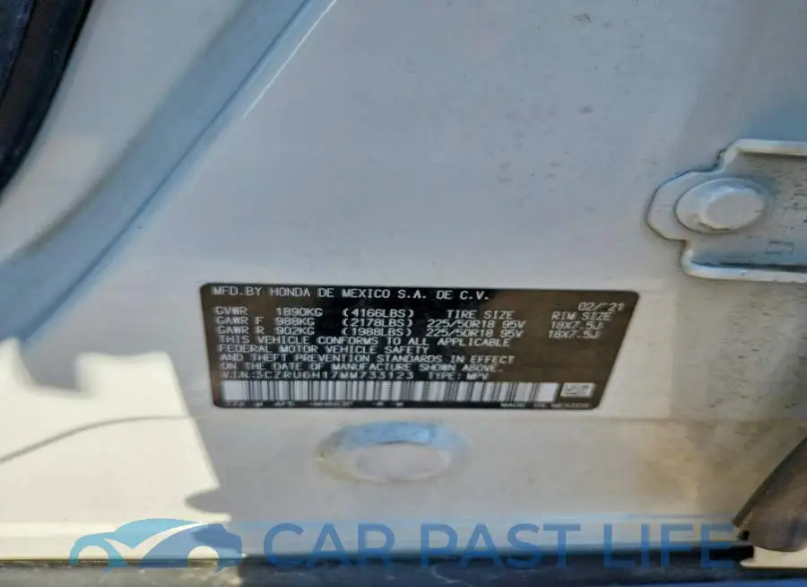 3CZRU6H17MM733123# 13