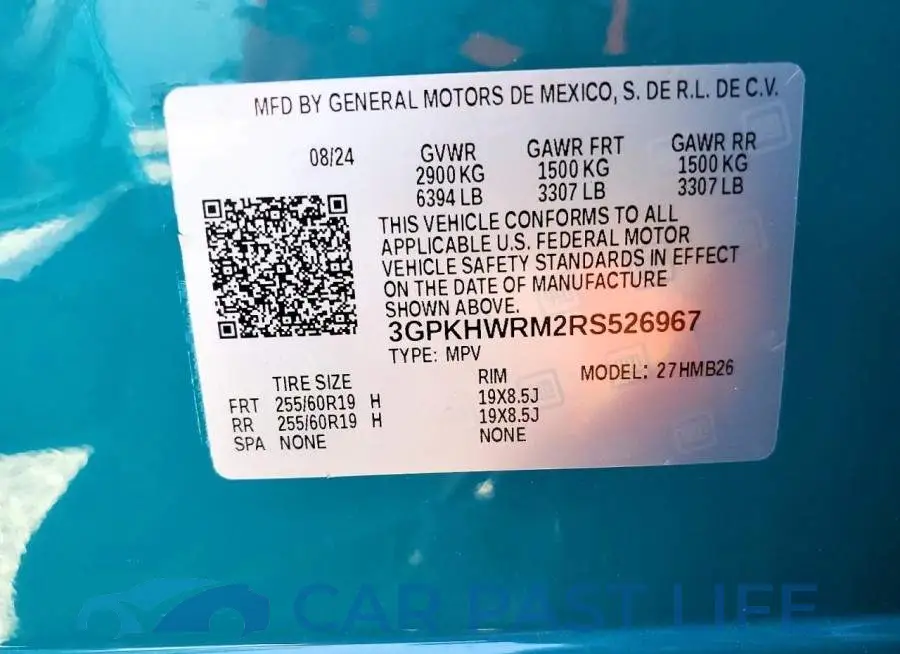 3GPKHWRM2RS526967# 13
