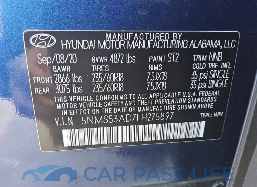 5NMS53AD7LH275897# 13