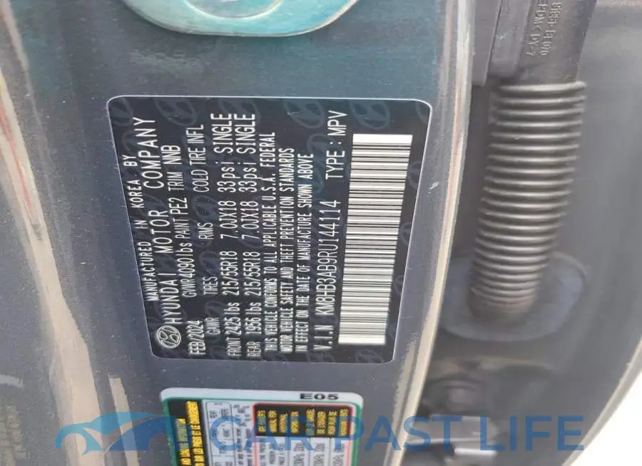 KM8HB3AB9RU144114# 14