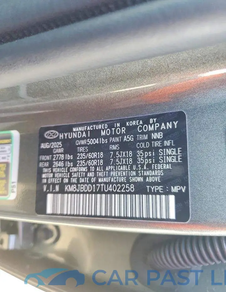 KM8JBDD17TU402258# 14