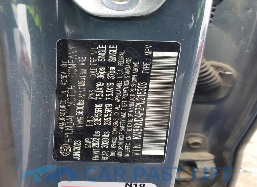 KM8KNDAF2PU215303# 12