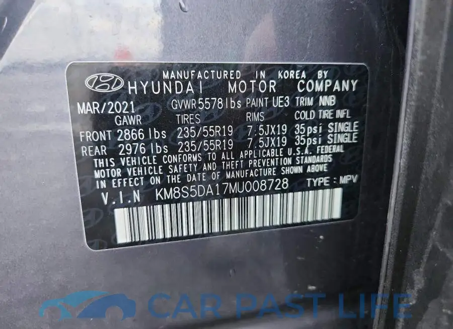 KM8S5DA17MU008728# 14