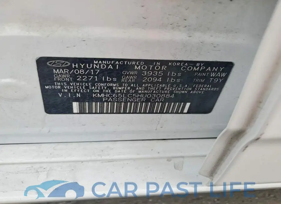 KMHC65LC5HU030884# 12