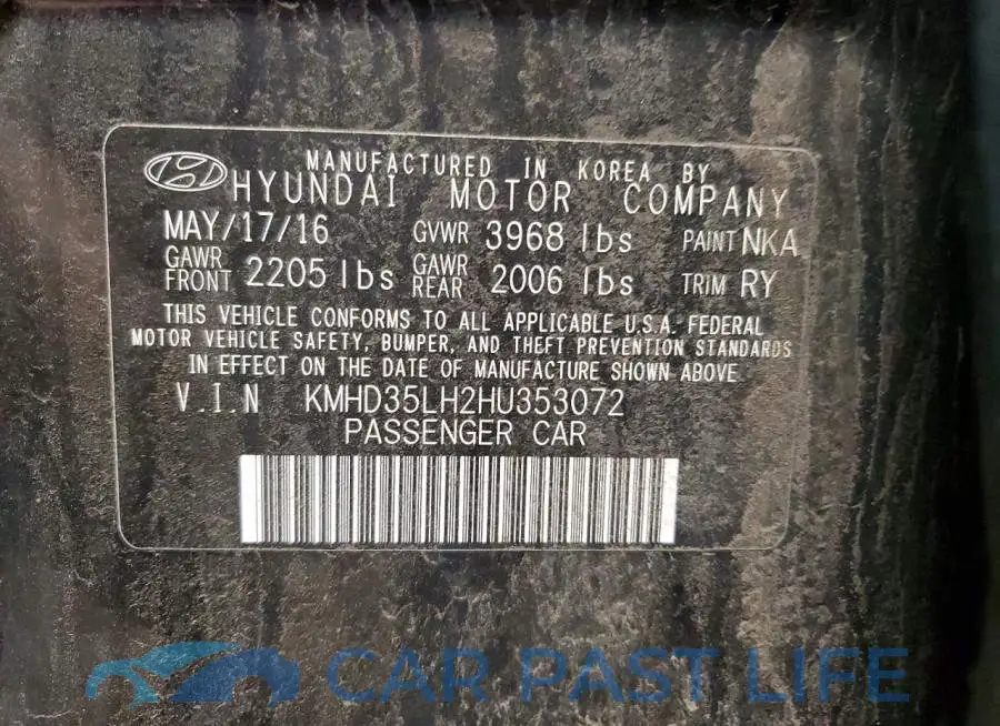 KMHD35LH2HU353072# 12