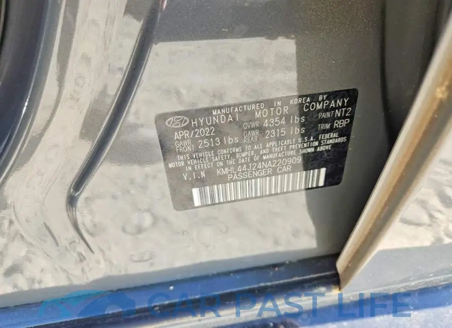 KMHL44J24NA220909# 12