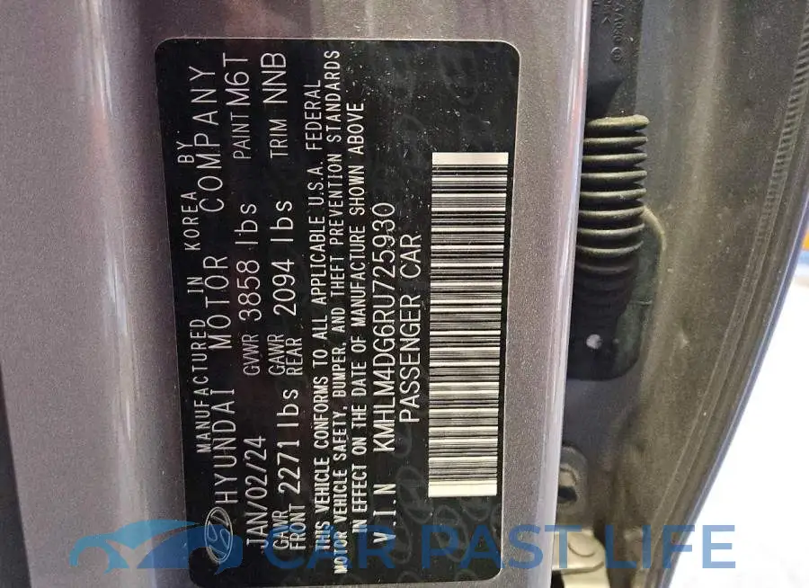 KMHLM4DG6RU725930# 12