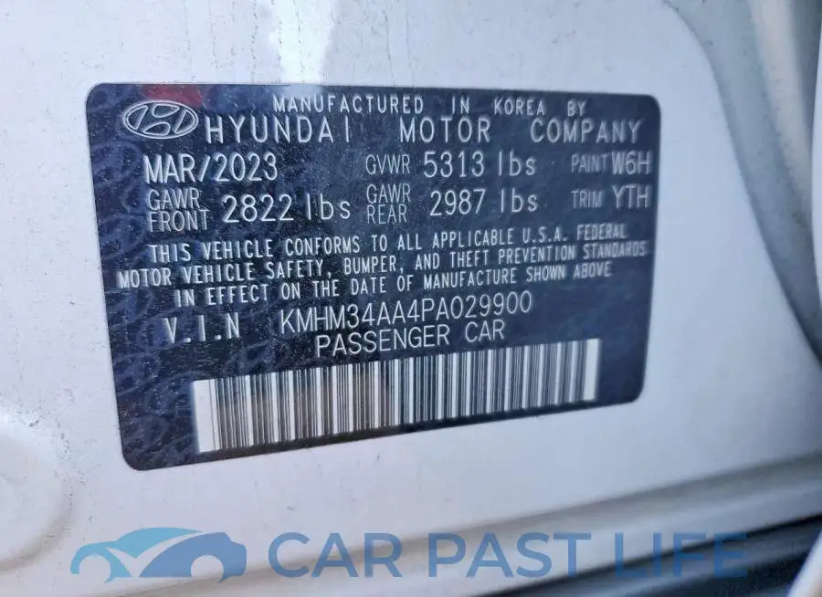 KMHM34AA4PA029900# 12