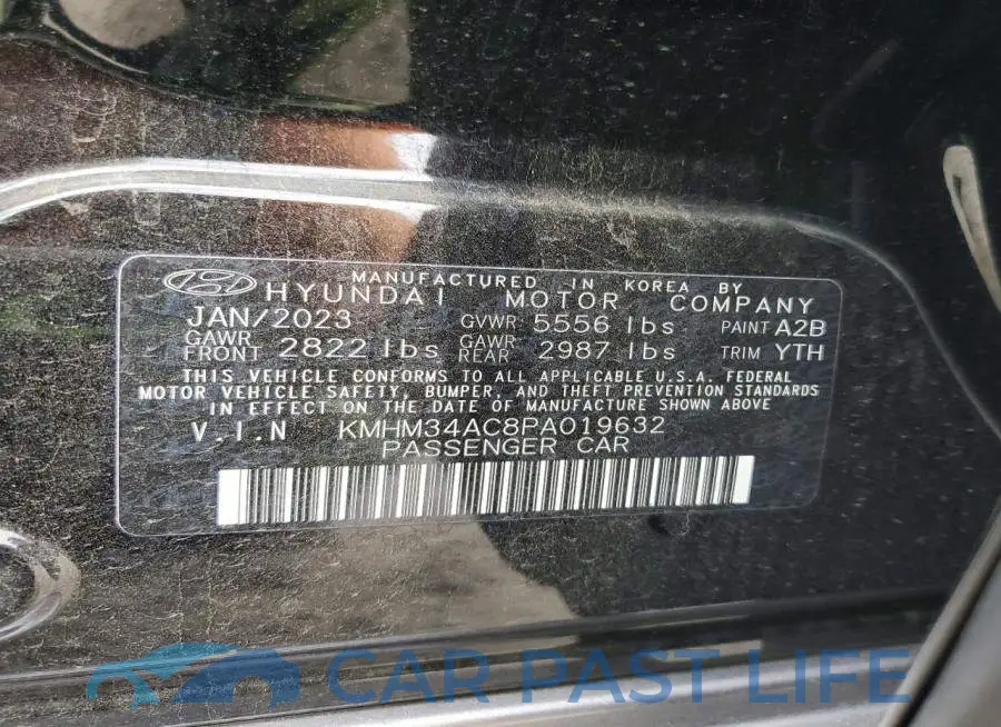 KMHM34AC8PA019632# 12