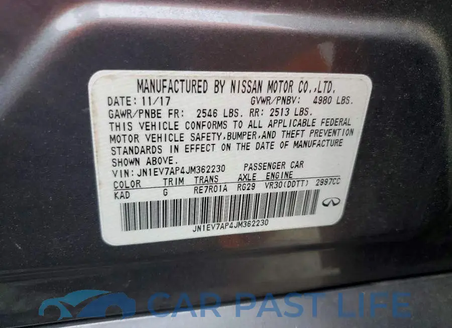 JN1EV7AP4JM362230# 12