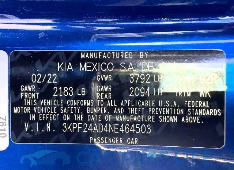 3KPF24AD4NE464503# 15