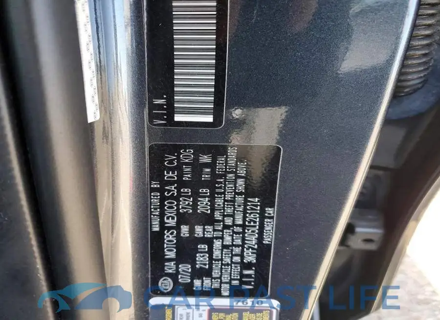 3KPF24AD5LE261214# 12