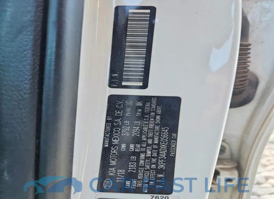 3KPF34ADXKE056645# 13