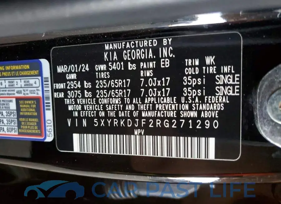 5XYRKDJF2RG271290# 13