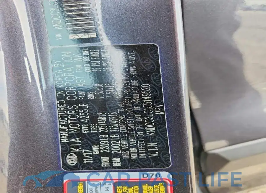 KNDCC3LC1J5149520# 13