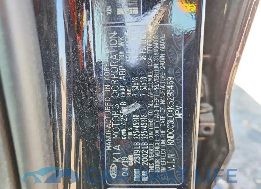 KNDCC3LCXK5293469# 13