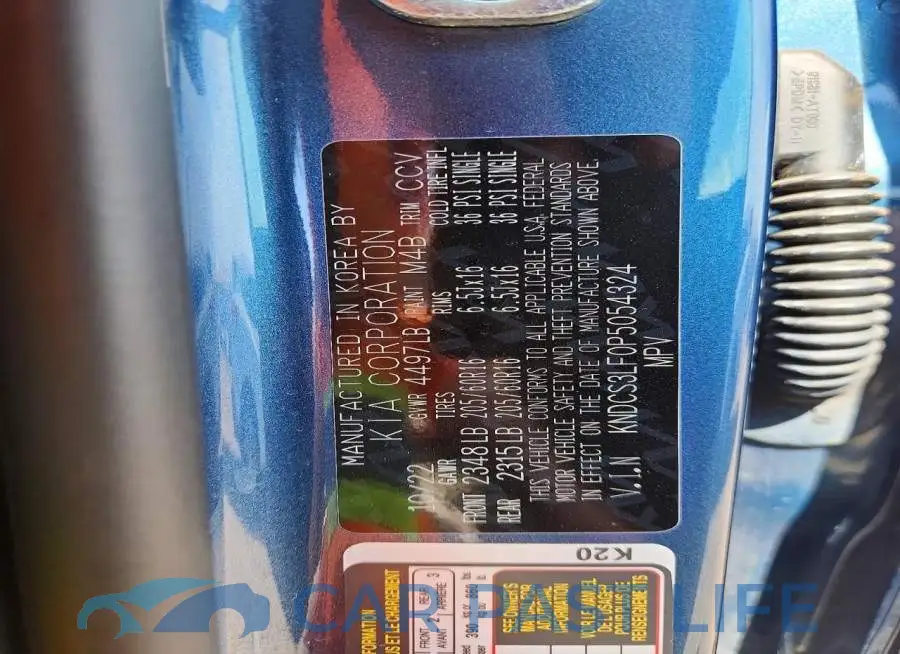 KNDCS3LF0P5054324# 13