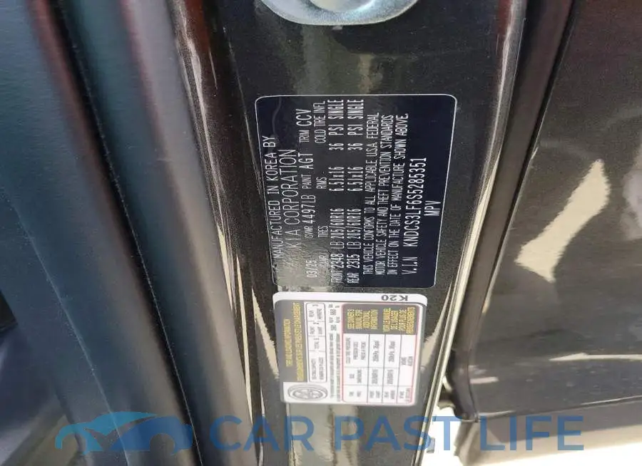 KNDCS3LF6S5285351# 14
