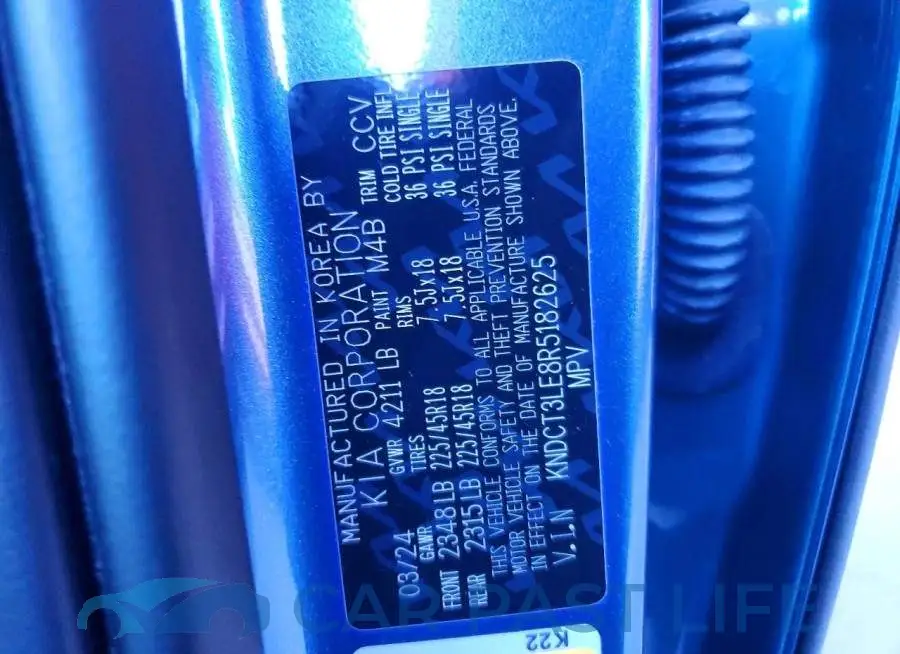 KNDCT3LE8R5182625# 14
