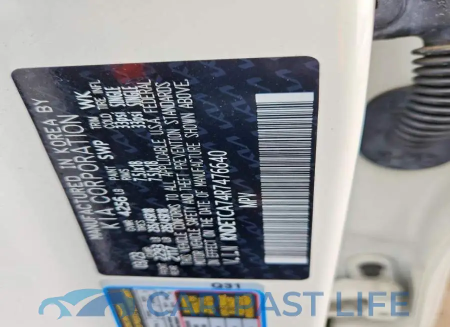 KNDETCA74R7476640# 13