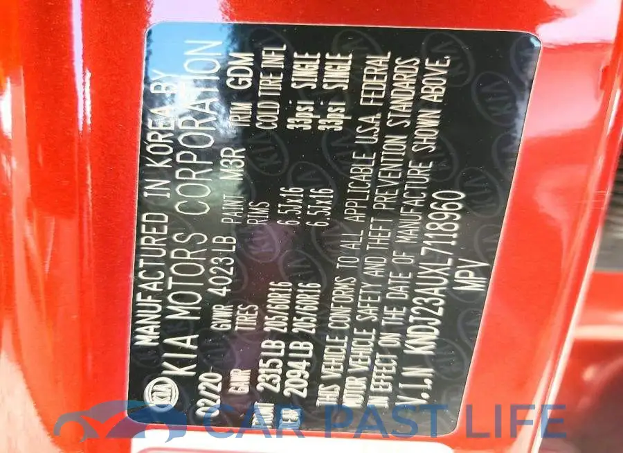 KNDJ23AUXL7118960# 14