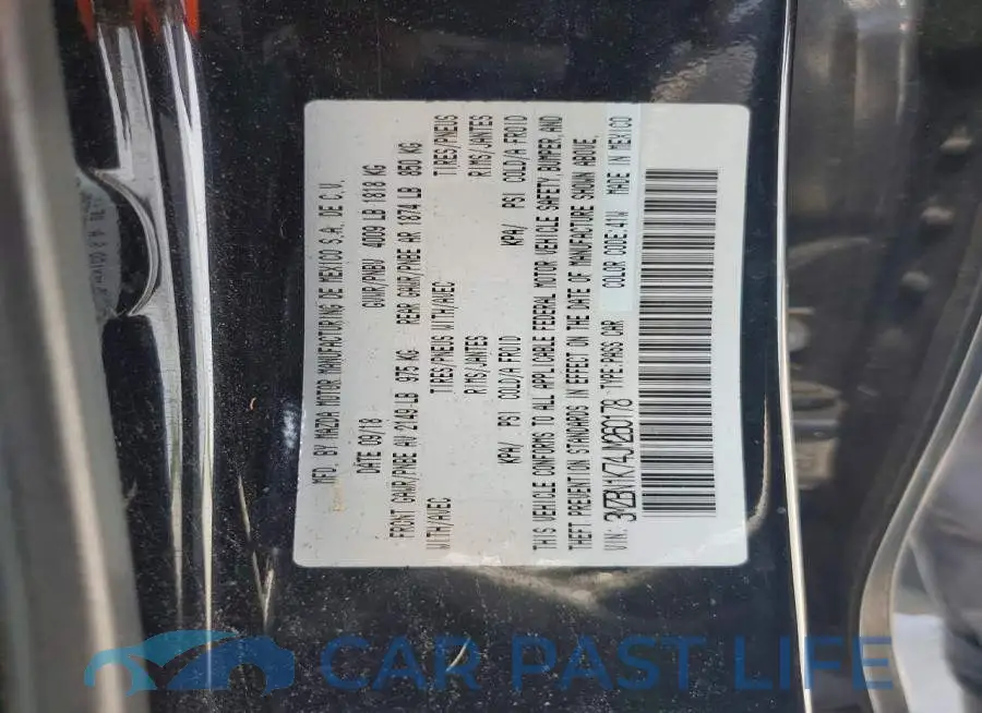 3MZBN1K74JM260178# 13