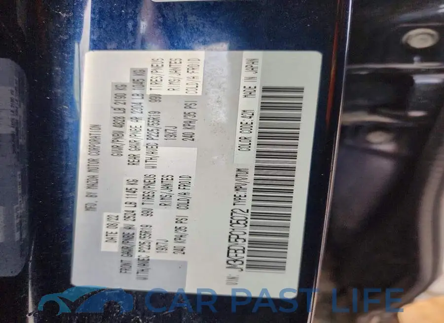 JM3KFBDY5P0105072# 12