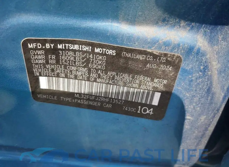 ML32FUFJ2RHF13527# 12