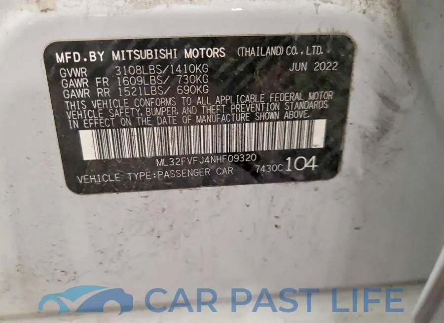 ML32FVFJ4NHF09320# 12
