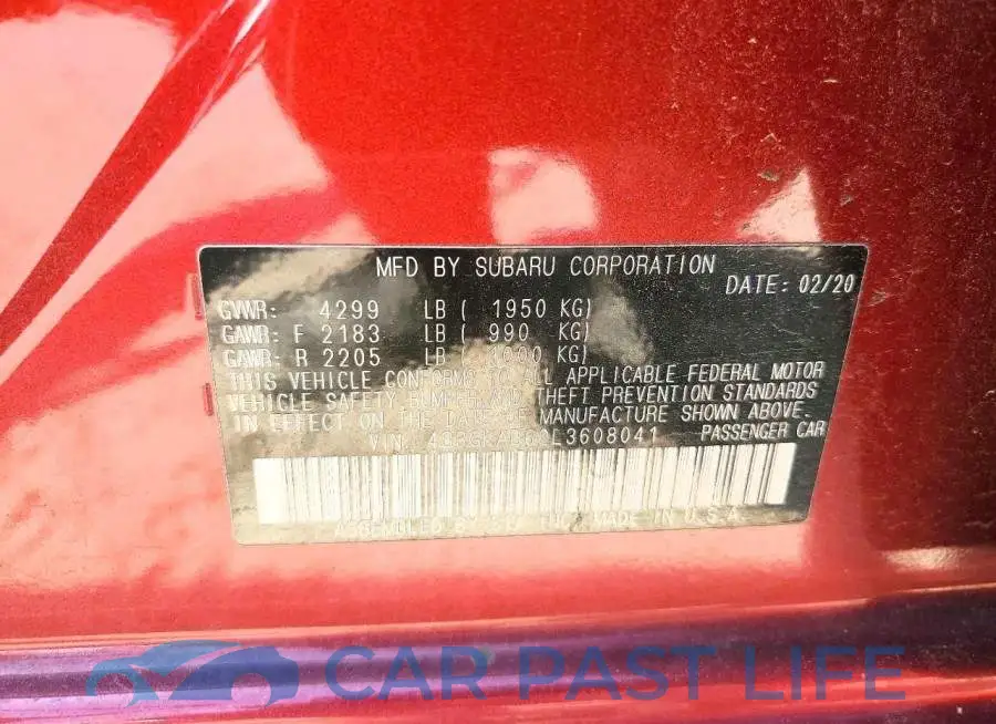 4S3GKAB62L3608041# 13