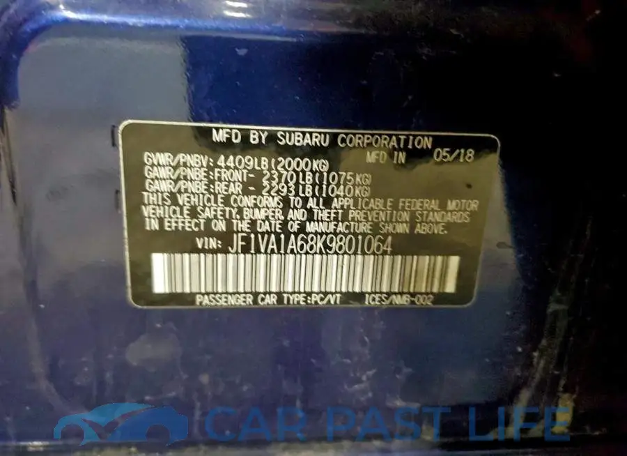 JF1VA1A68K9801064# 12
