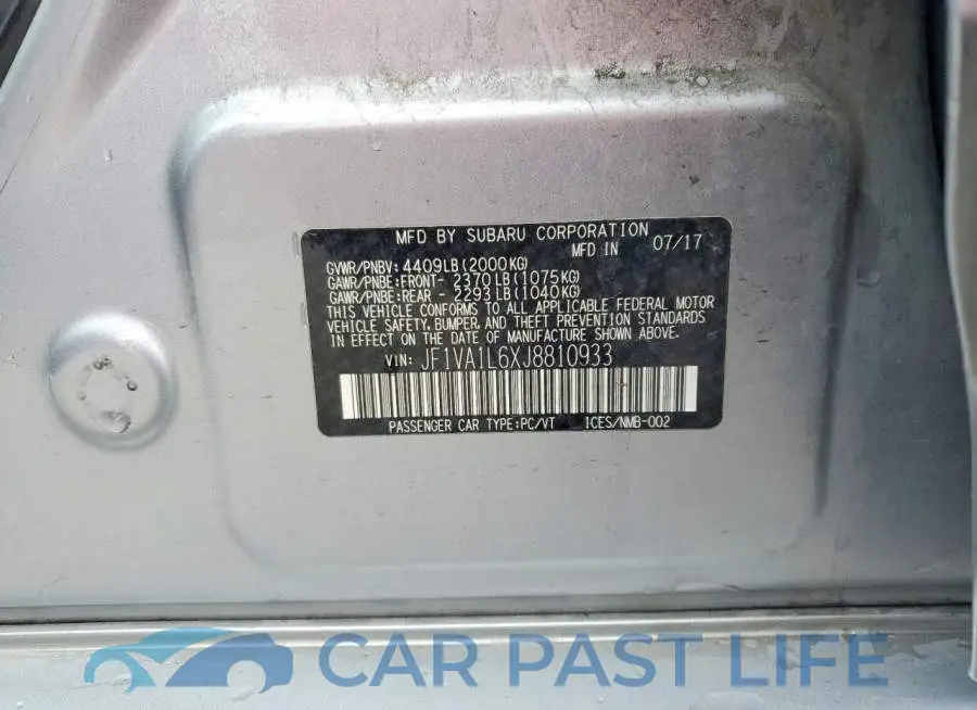 JF1VA1L6XJ8810933# 13