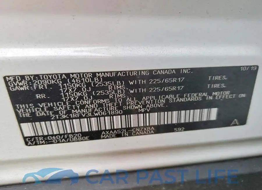 2T3K1RFV3LW061890# 14