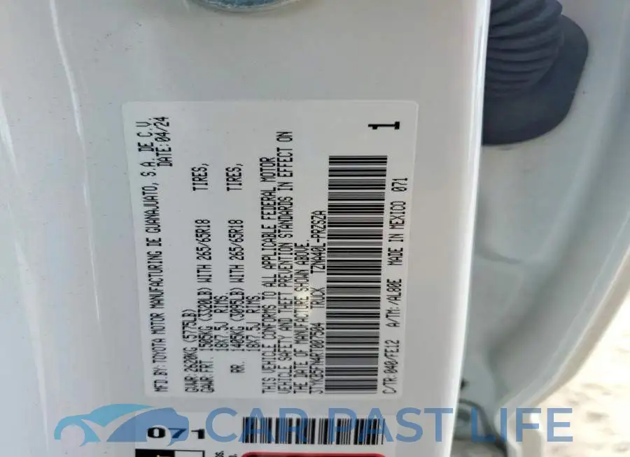 3TYKB5FN4RT007504# 13